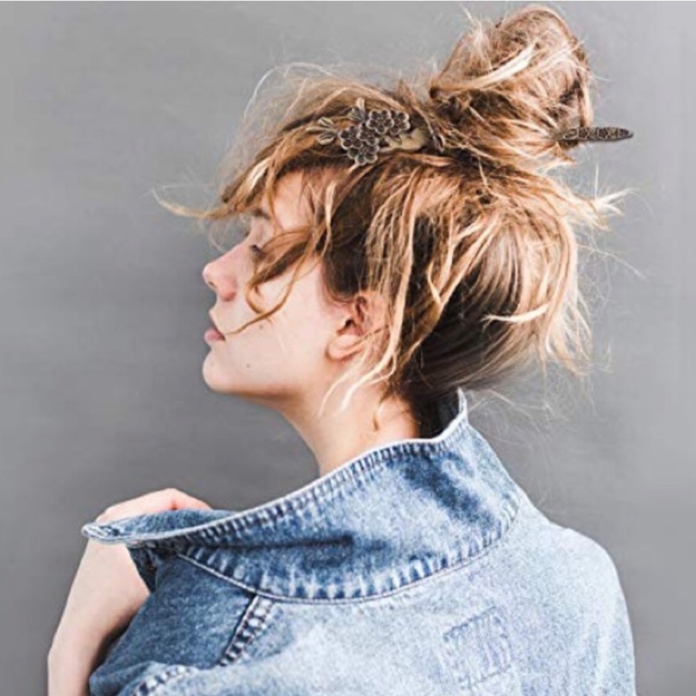 Hair Sticks Women’s Accessory Bun New Metal Boho